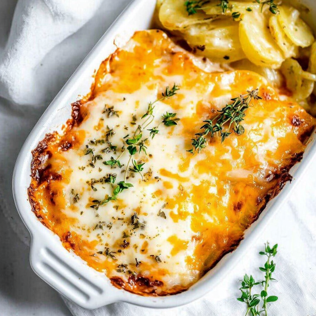 Hearty Harvest: The Ultimate Ground Pork and Cheesy Potato Bake