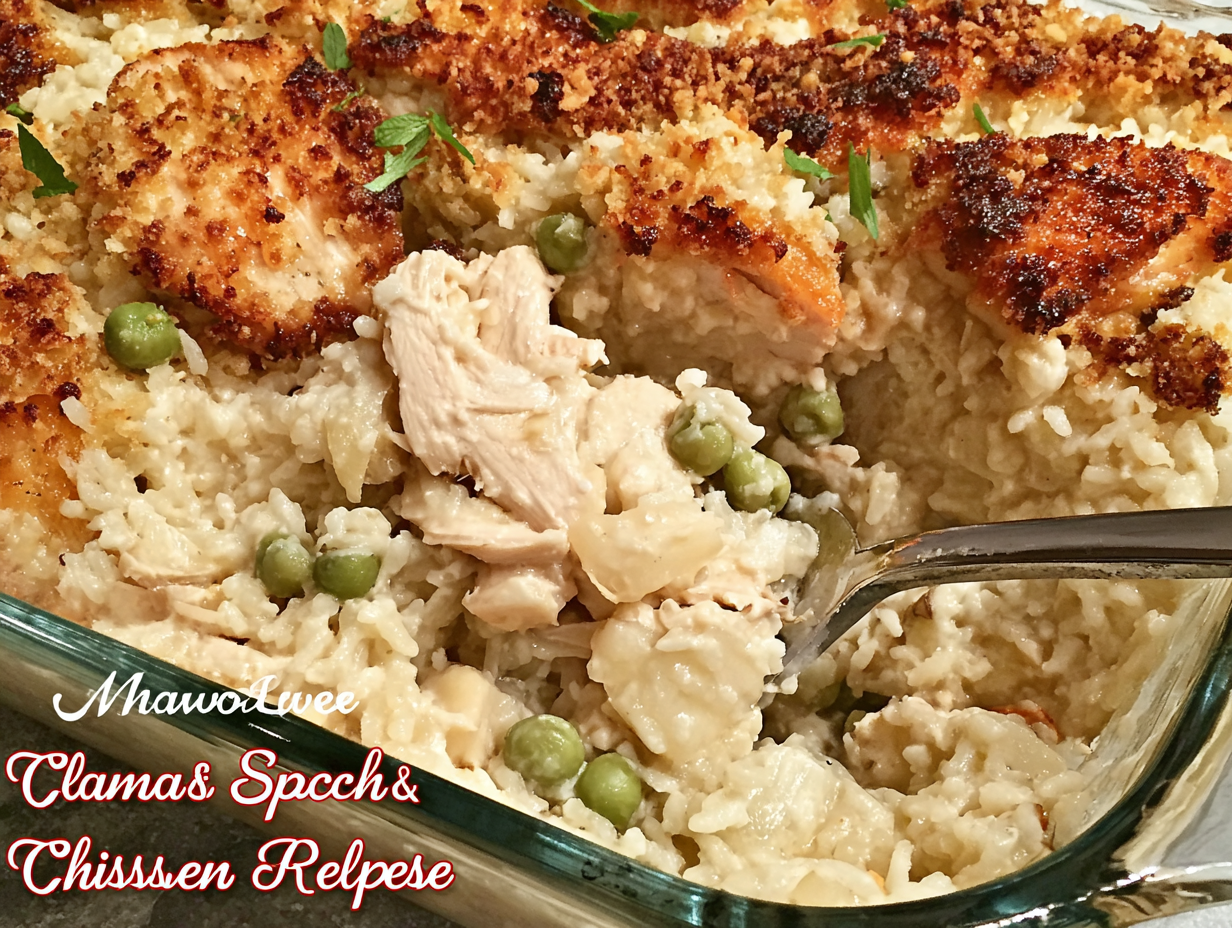 Mamaws Chicken Rice Casserole